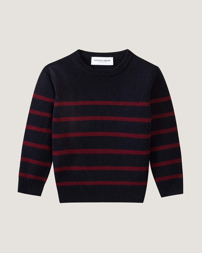 personalizable buhler sweater#color_navy-burgundy