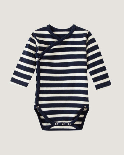 personalizable cain onesie#color_navy-ivory