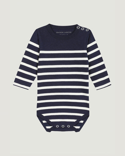 personalizable malo sailor onesie#color_midnight-blue-ivory