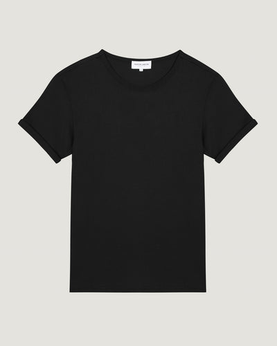 personalizable mens poitou t-shirt#color_black