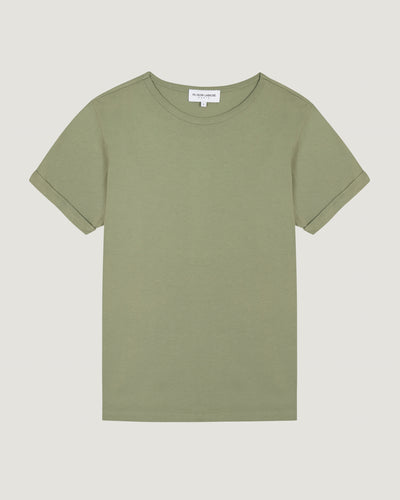 personalizable mens poitou t-shirt#color_olive-green