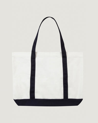 personalizable ozanam totebag#color_off-white-navy