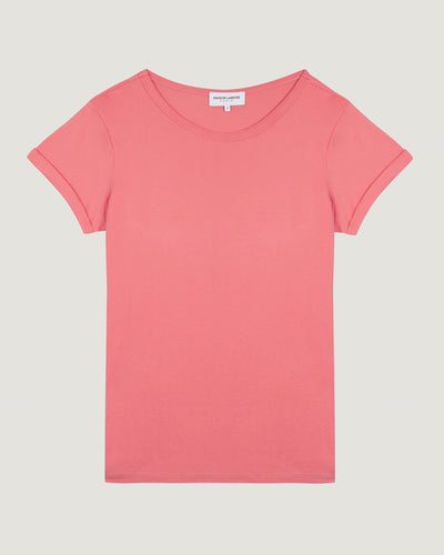 personalizable womens poitou t-shirt#color_coral