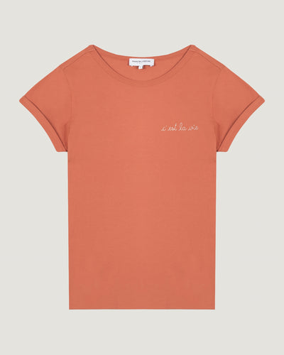 poitou t-shirt 'c'est la vie'#color_ginger-root