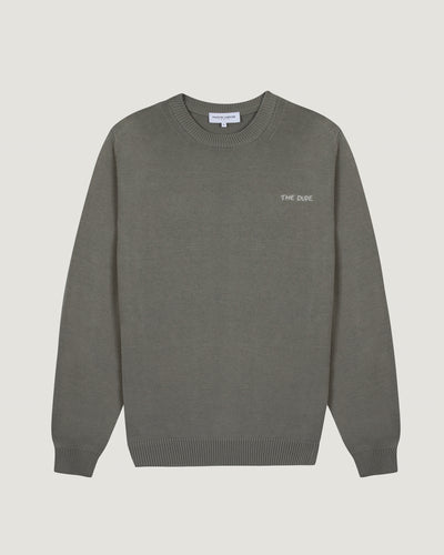 "the dude" grand cerf sweater#color_fog-green
