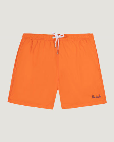 "the dude" maillot swim shorts#color_mandarin