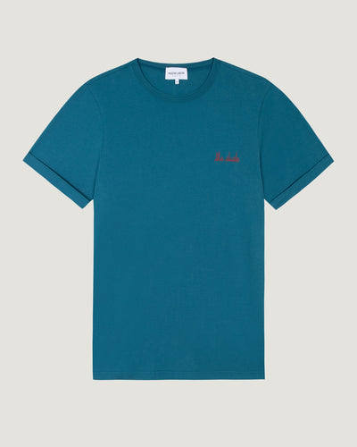 "the dude" poitou t-shirt#color_coral-blue