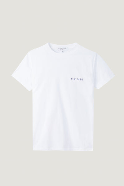 "the dude" unisex popincourt t-shirt#color_white