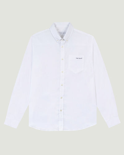'the g.o.a.t' linen carnot shirt#color_linen-white
