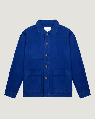 unisex personalizable sébasto cotton twill jacket#color_royal-blue